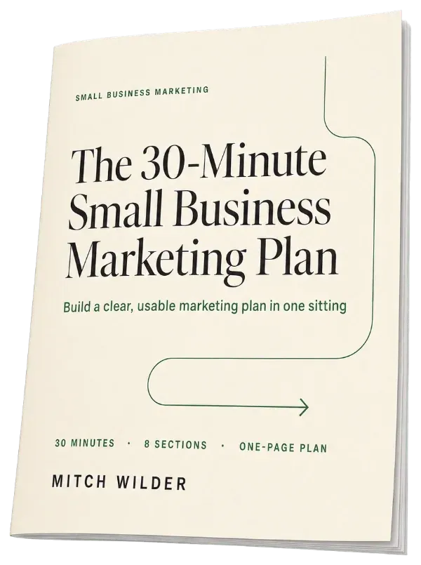 Cover of The 30-Minute Small Business Marketing Plan Checklist